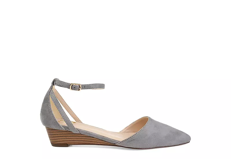 Journee Collection Womens Arkie Pump - Grey - Image 2