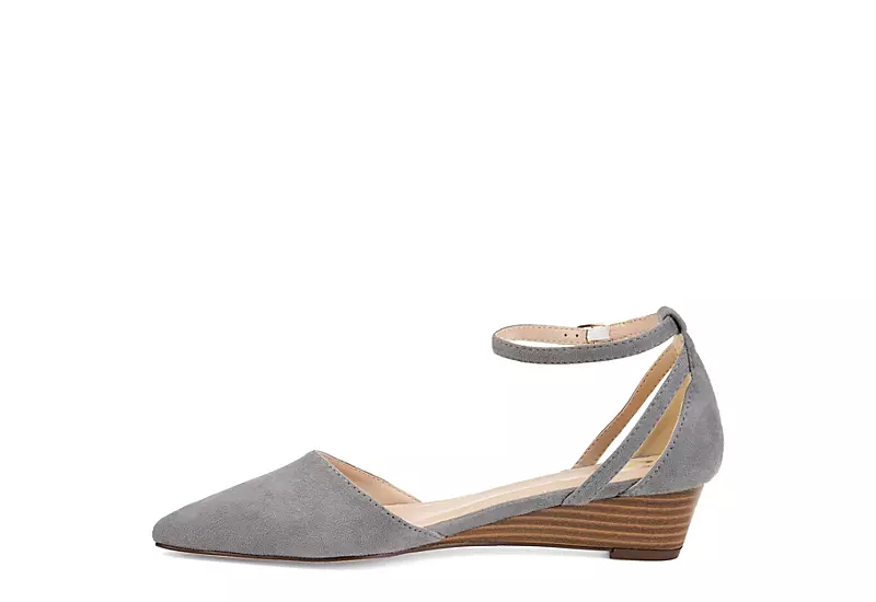 Journee Collection Womens Arkie Pump - Grey - Image 4
