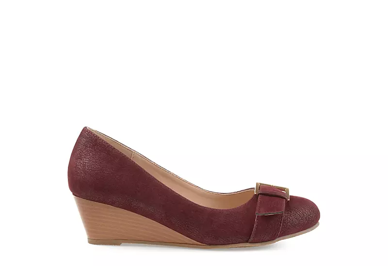 Journee Collection Womens Graysn Pump - Wine - Image 2