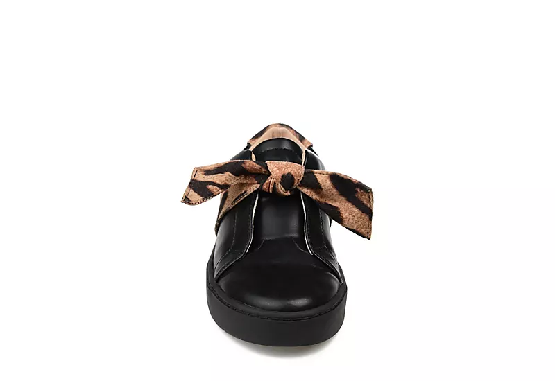 Journee Collection Womens Ash Sneaker - Black - Image 3