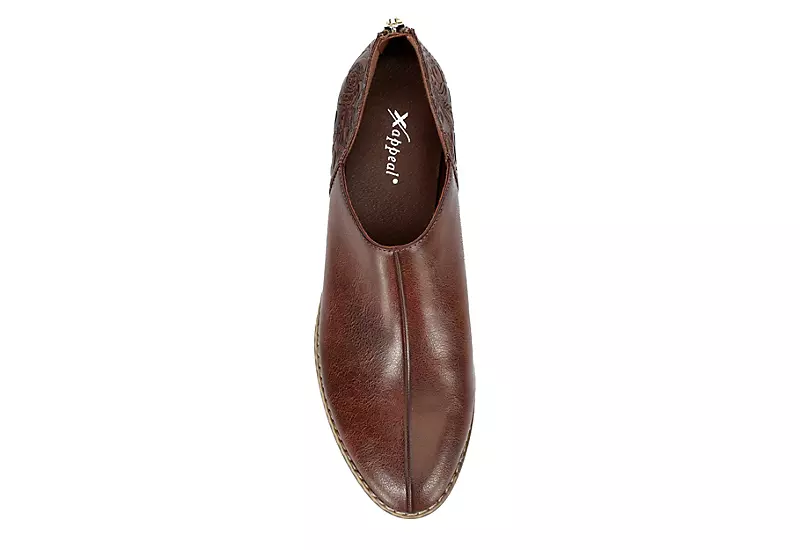 Xappeal Womens Jolena Bootie - Cognac - Image 6