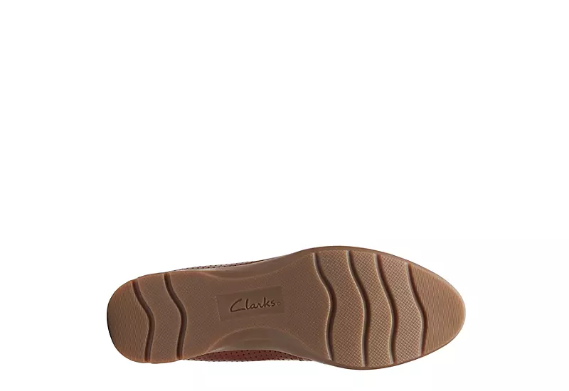 Clarks Womens Jeanette Ease Flat - Tan - Image 7