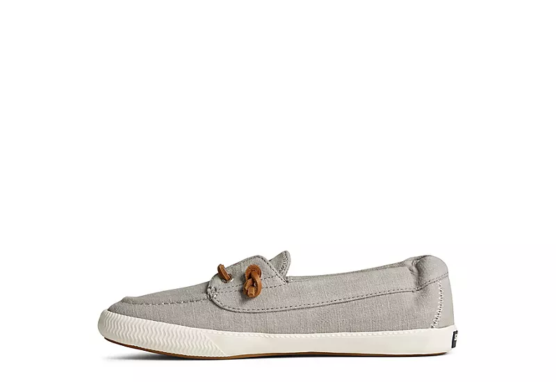 Sperry Womens Lounge Away 2 Boat Shoe - Grey - Image 3