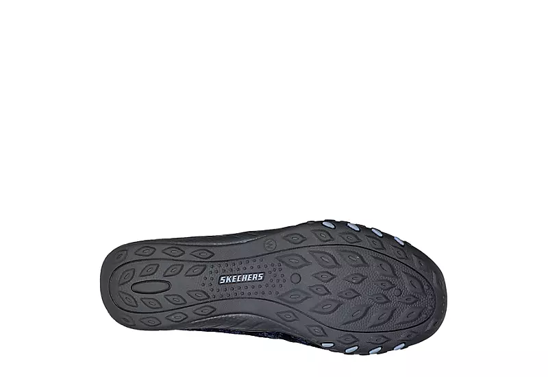 Skechers Womens Breathe Easy Infi-knity Slip On Sneaker - Navy - Image 5