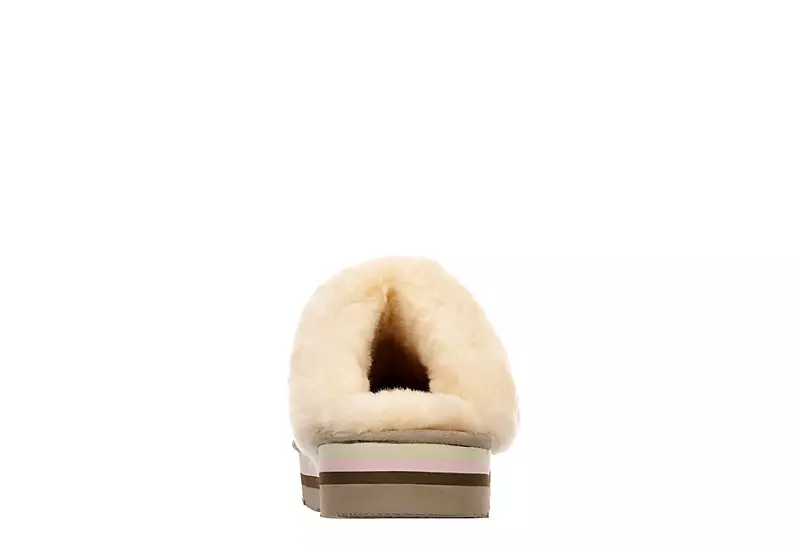 Bearpaw Womens Retro Loki Slipper - Stone - Image 5