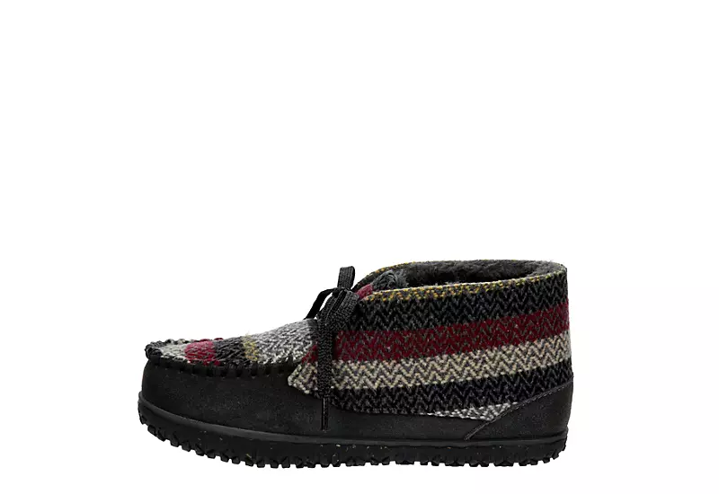 Minnetonka Womens Jenn Bootie Slipper - Dark Grey - Image 4