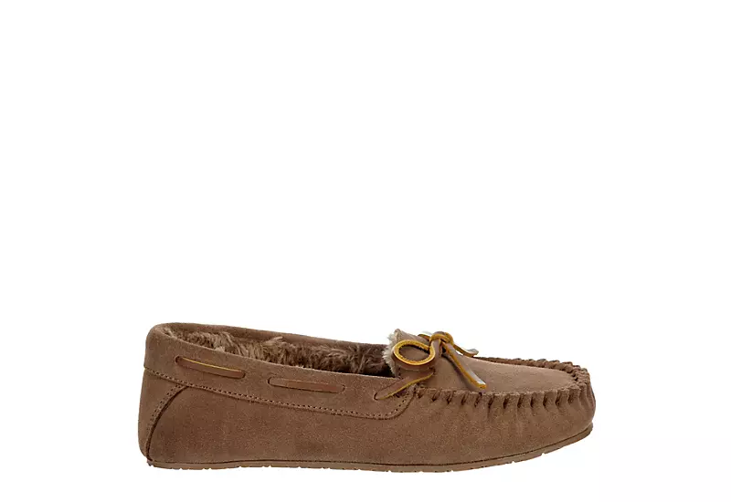 Minnetonka Womens Marj Moc Slipper - Chocolate - Image 2