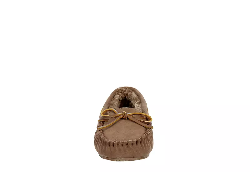 Minnetonka Womens Marj Moc Slipper - Chocolate - Image 3