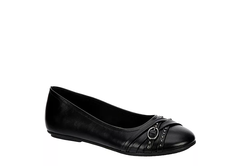 Xappeal Womens Bekah Flat - Black