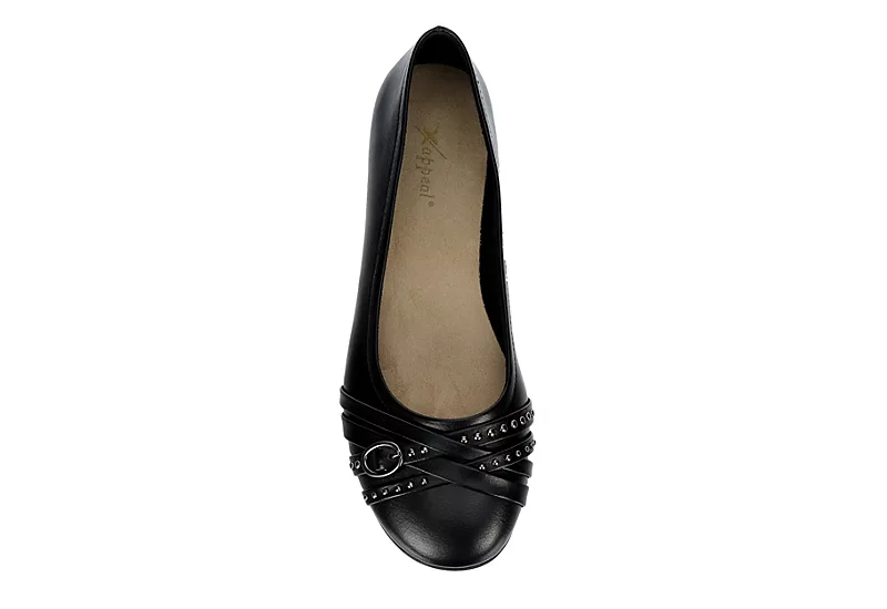 Xappeal Womens Bekah Flat - Black - Image 6