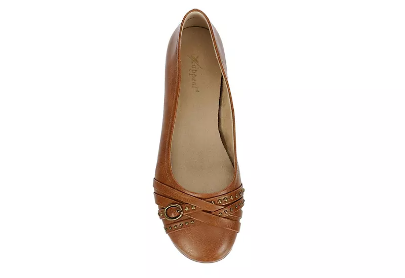 Xappeal Womens Bekah Flat - Brown - Image 6