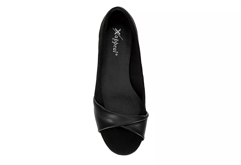 Xappeal Womens Lillian Flat - Black - Image 6