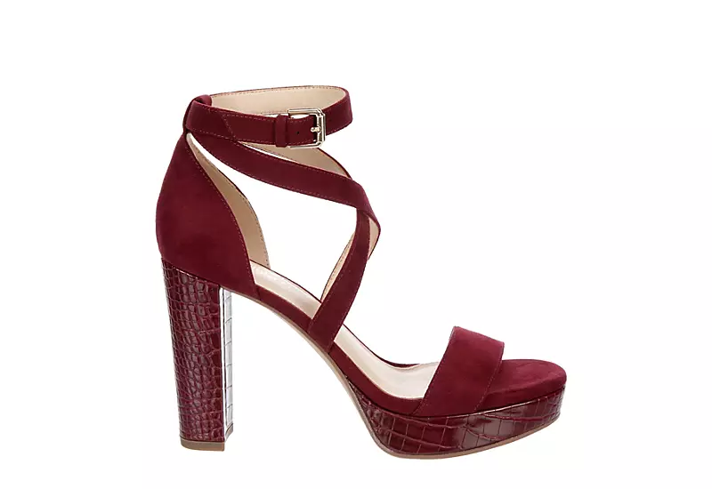 Limelight Womens Lainey Platform Sandal - Wine - Image 2