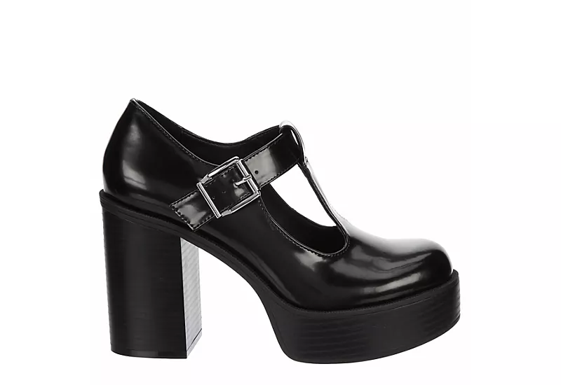 Madden Girl Womens Roony Platform Pump - Black - Image 2