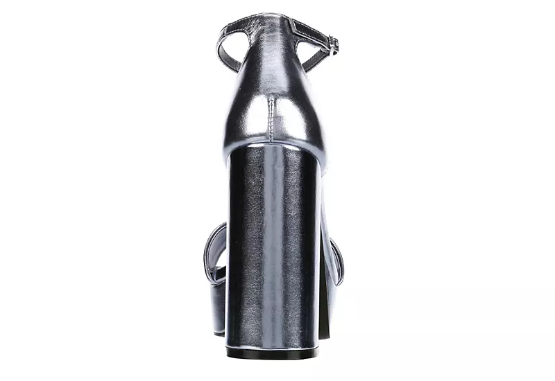 Madden Girl Womens Omega Platform Sandal - Blue - Image 5