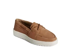 Sperry Womens Cruise Plushstep Boat Shoe - Tan