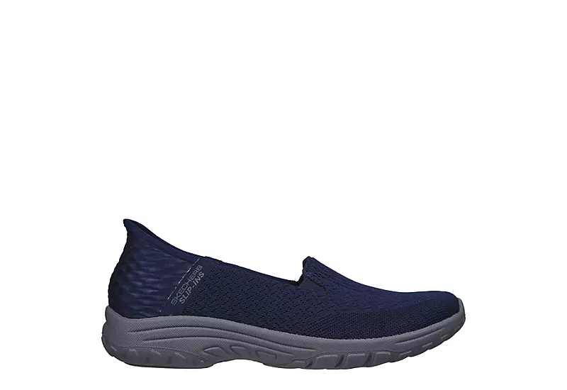 Skechers Womens Slip-ins Reggae Fest 2.0 Guiding Sneaker - Navy - Image 2