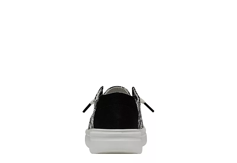 Heydude Womens Wendy Rise Slip On Sneaker - Black - Image 4