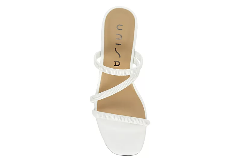 Unisa Womens Vinny Slide Sandal - White - Image 6