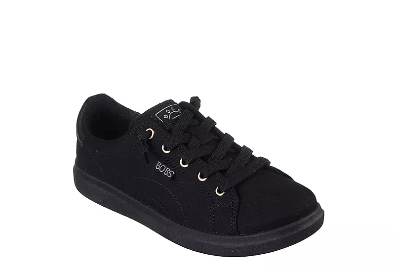 Skechers Womens D Vine Slip On Sneaker - Black