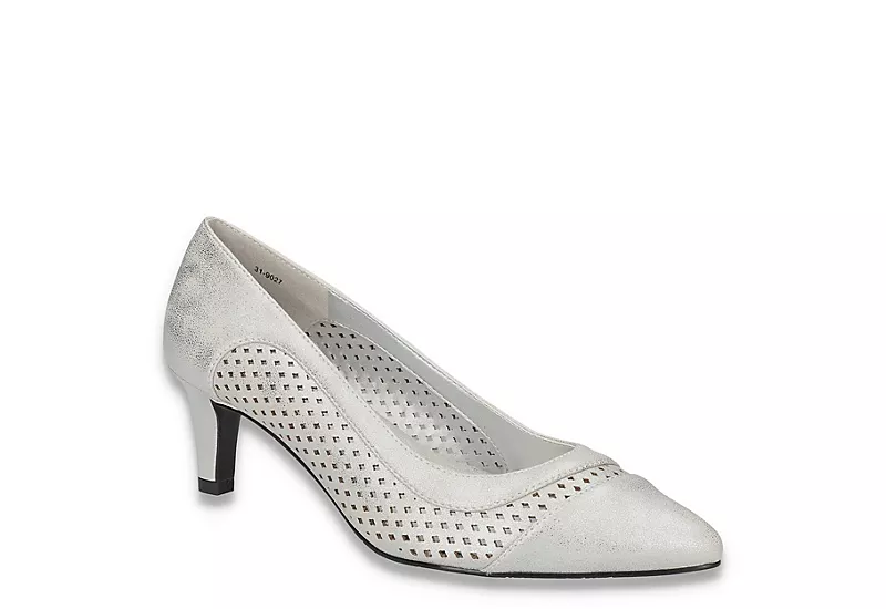 Easy Street Womens Ansen Pump - Silver