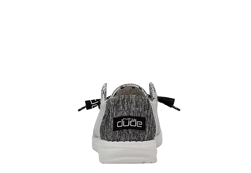 Heydude Womens Wendy Slip On Sneaker - Grey - Image 4