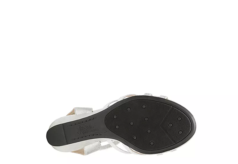 Lifestride Womens Yaya Wedge Sandal - Silver - Image 7