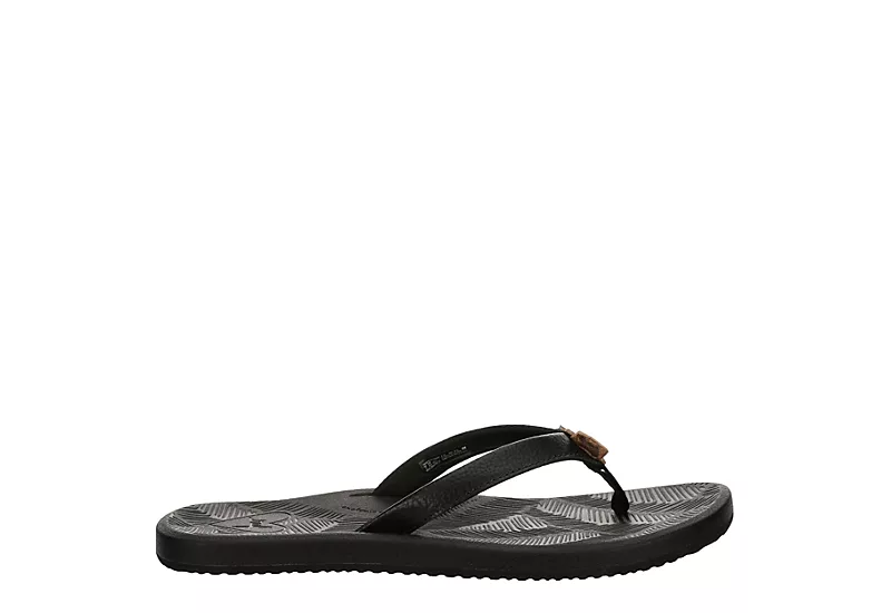 Reef Womens Zen Love Ii Flip Flop Sandal - Black - Image 2