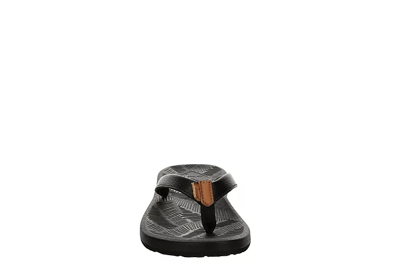 Reef Womens Zen Love Ii Flip Flop Sandal - Black - Image 3
