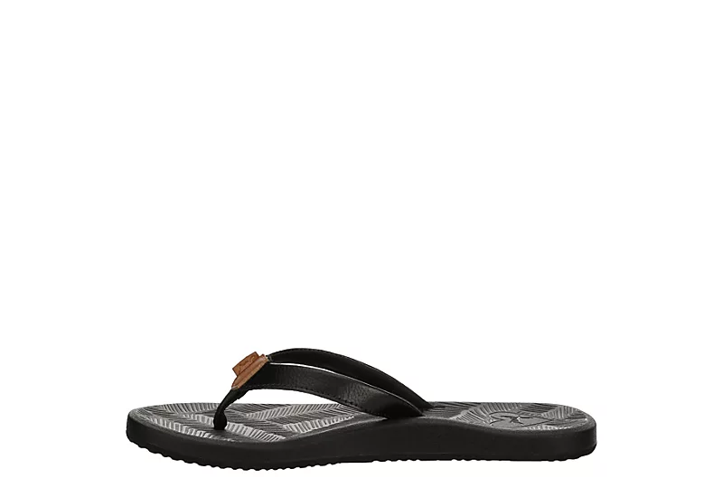 Reef Womens Zen Love Ii Flip Flop Sandal - Black - Image 4