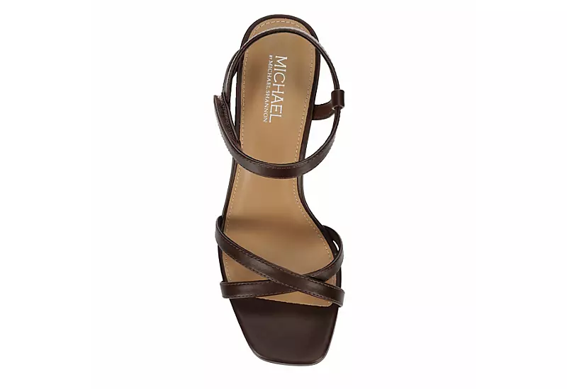 Michael By Michael Shannon Womens Lulu Wedge Sandal - Espresso - Image 6
