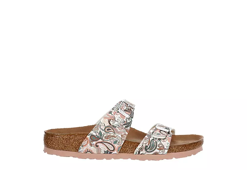 Birkenstock Womens Sydney Vegan Footbed Sandal - Pale Pink - Image 2