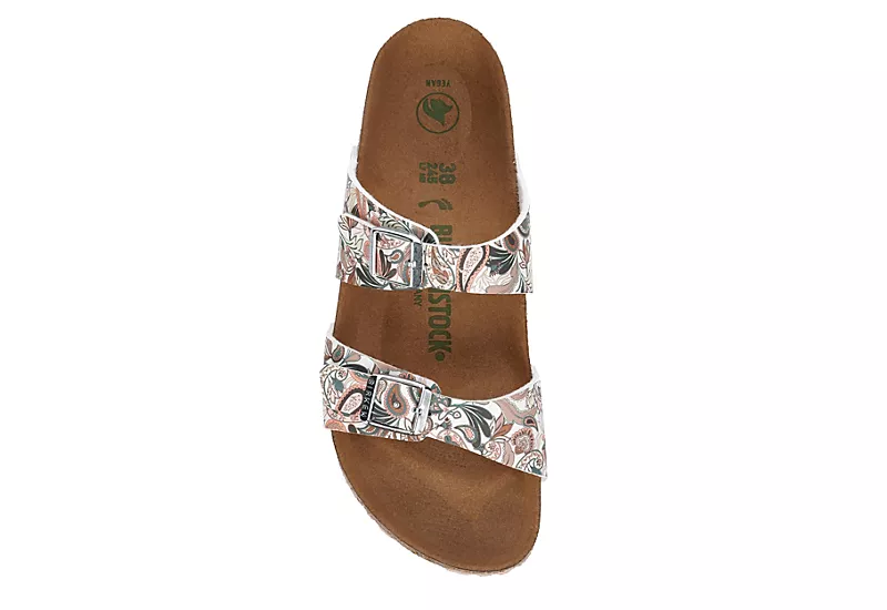 Birkenstock Womens Sydney Vegan Footbed Sandal - Pale Pink - Image 6