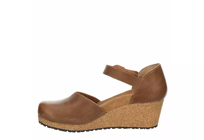 Birkenstock Womens Mary Wedge Sandal - Cognac - Image 4