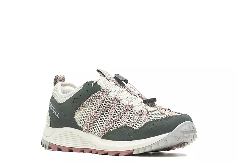 Merrell Womens Wildwood Aerosport Aqua Shoe - Stone
