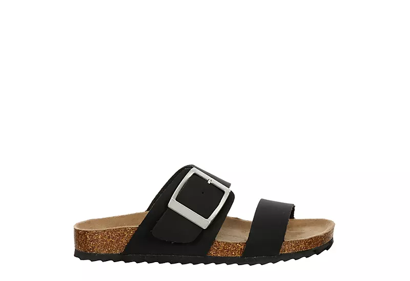 Bjorndal Womens Courtney Footbed Sandal - Black - Image 2