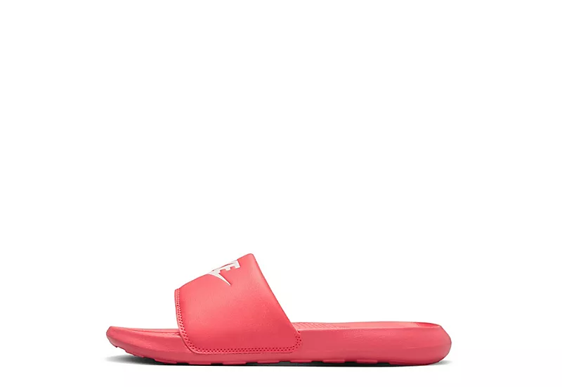 Nike Womens Victori One Slide Sandal - Coral - Image 3
