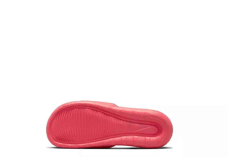 Nike Womens Victori One Slide Sandal - Coral - Image 5