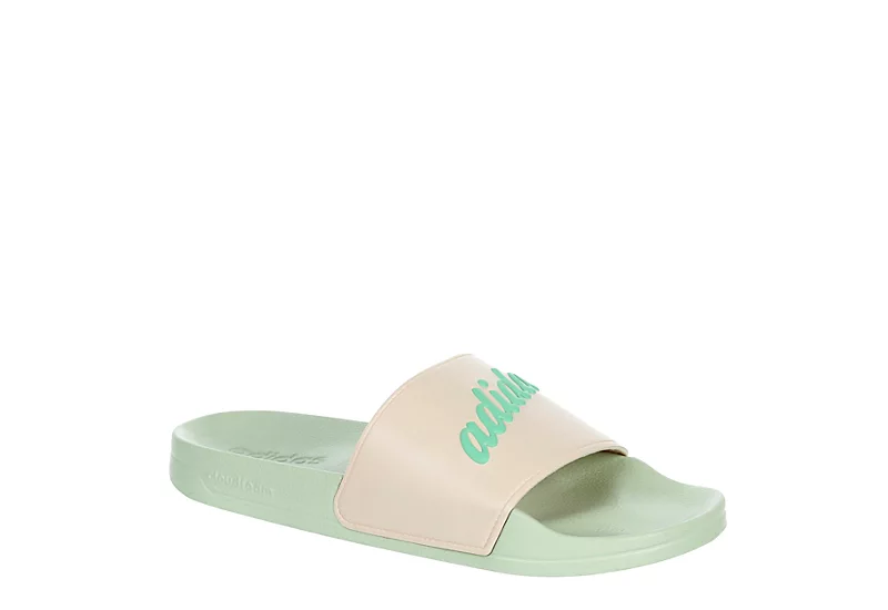 Adidas Womens Adilette Shower Slide Sandal - Pale Pink