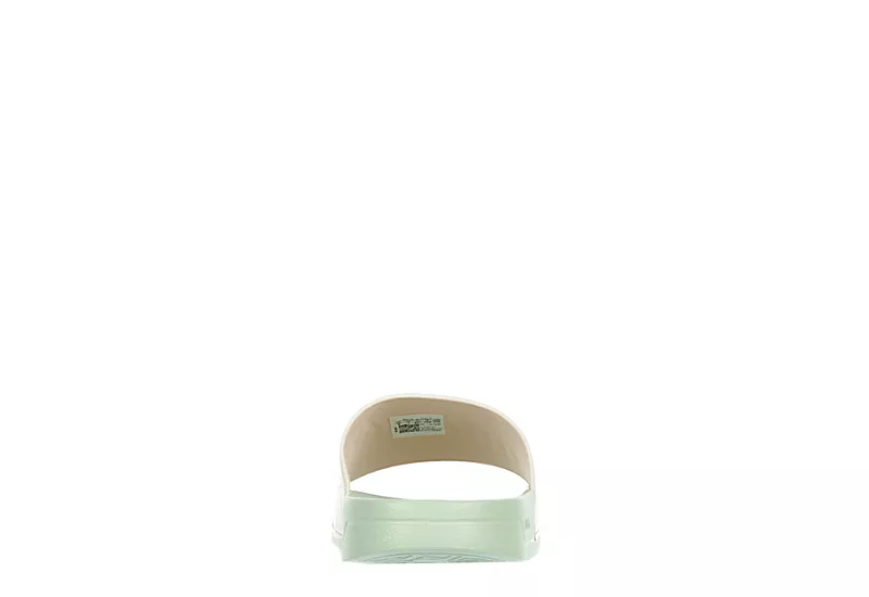 Adidas Womens Adilette Shower Slide Sandal - Pale Pink - Image 5