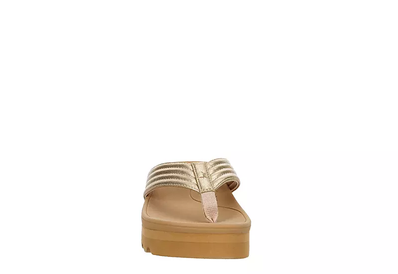 Reef Womens Horizon Shea Hi Slide Sandal - Champagne - Image 3