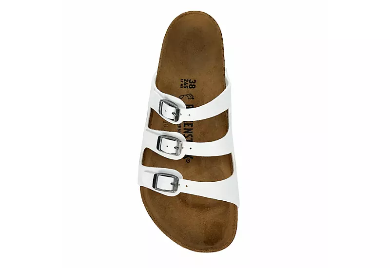 Birkenstock Womens Florida Soft Footbed Sandal - White - Image 6