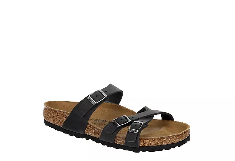 Birkenstock Womens France Footbed Sandal - Black