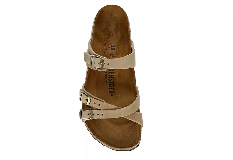 Birkenstock Womens France Footbed Sandal - Brown - Image 6