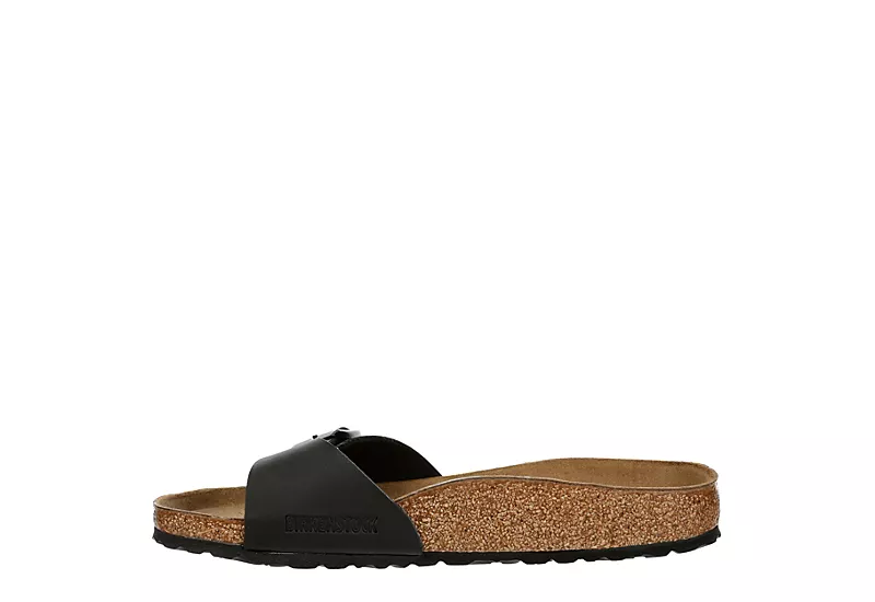 Birkenstock Womens Madrid Footbed Sandal - Black - Image 4