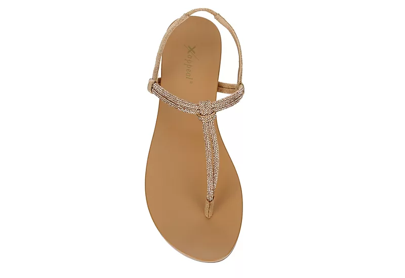 Xappeal Womens Kali Sandal - Bronze - Image 6