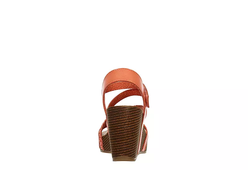 Xappeal Womens Maggy Wedge Sandal - Coral - Image 5