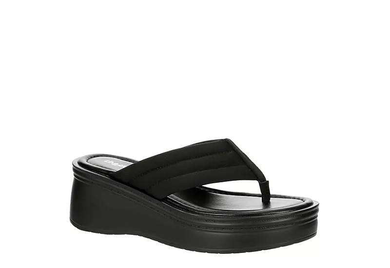 Limelight Womens Nina Flip Flop Sandal - Black
