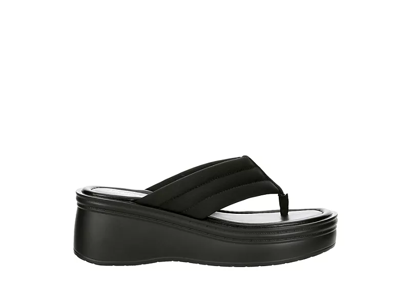 Limelight Womens Nina Flip Flop Sandal - Black - Image 2