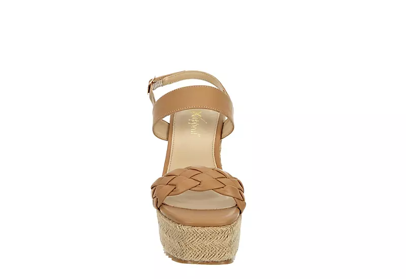 Xappeal Womens Vera Wedge Sandal - Camel - Image 3